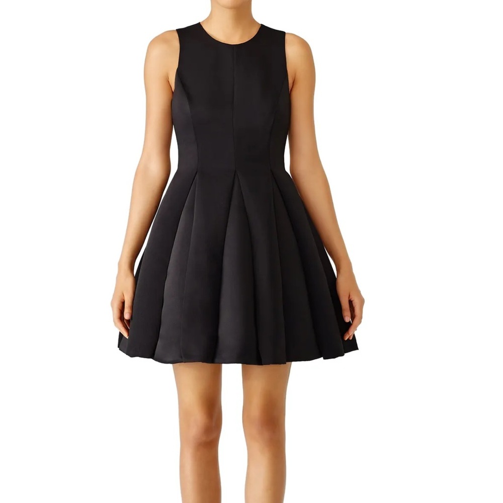 Halston Heritage Black Mini Dress 8